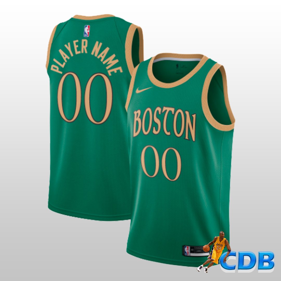 Camiseta de Boston Celtics Verde y Dorado 19-20 Edición City - CMB
